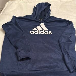 Adidas Blue Sweatshirt Hoodie